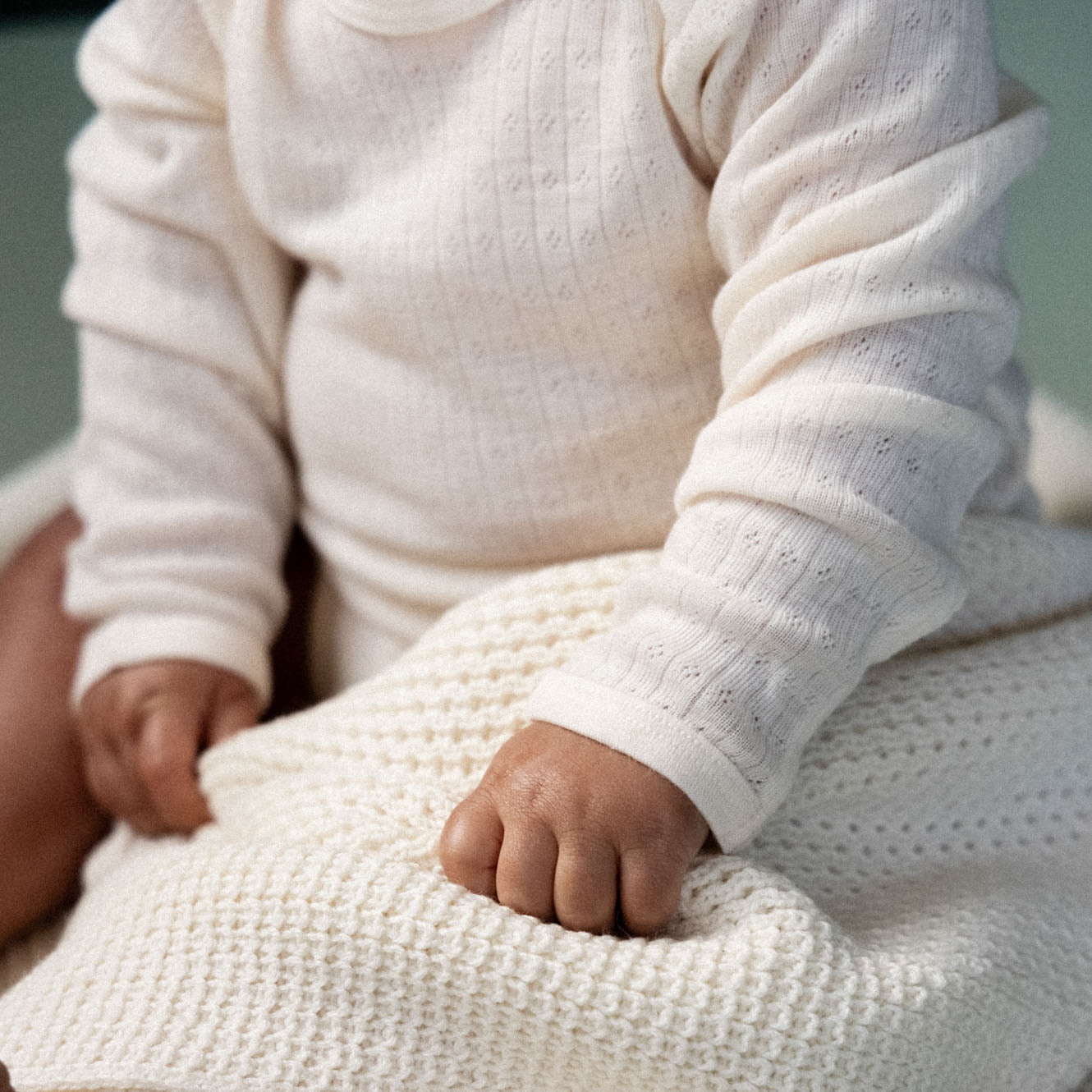 MERINO KNIT BLANKET | Natural-Web-hover