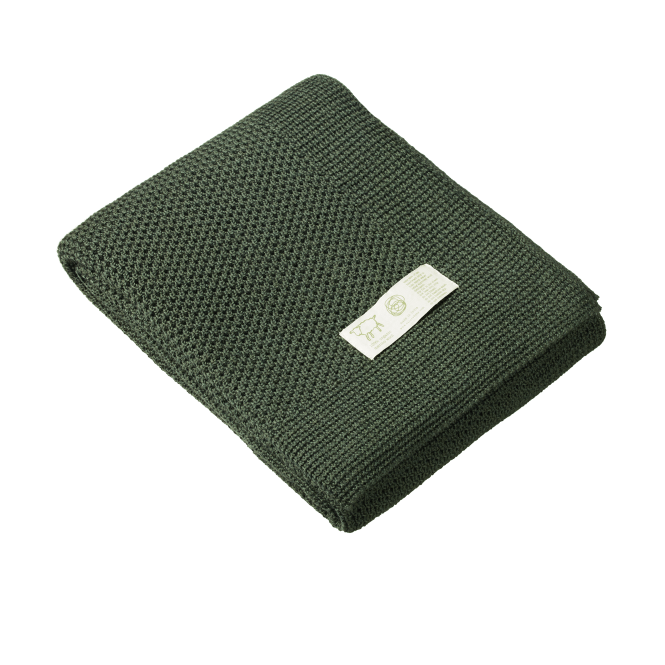 MERINO KNIT BLANKET | Thyme-Web-front