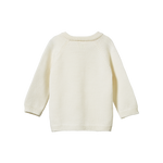 MERINO KNIT CARDIGAN | Natural-Web-hover