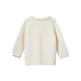 MERINO KNIT CARDIGAN | Natural-Web-hover