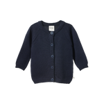 MERINO KNIT CARDIGAN | Navy-Web-front