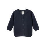 MERINO KNIT CARDIGAN | Navy-Web-front