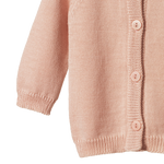 MERINO KNIT CARDIGAN | Rose Dust-Extra Img - 1