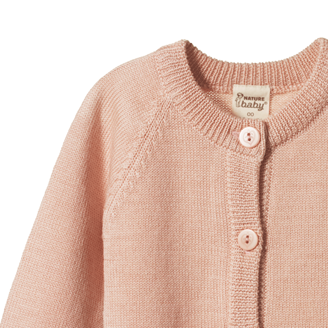 MERINO KNIT CARDIGAN | Rose Dust-Web-hover