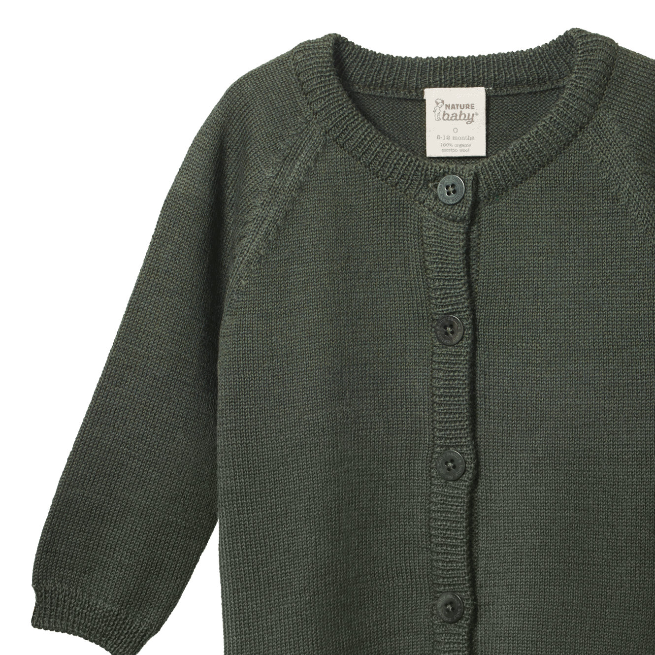 MERINO KNIT CARDIGAN | Thyme-Extra Img - 1