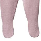 MERINO KNIT FOOTED ROMPERS | Lilac-Extra Img - 1