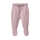 MERINO KNIT FOOTED ROMPERS | Lilac-Web-front