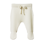 MERINO KNIT FOOTED ROMPERS | Natural-Web-front