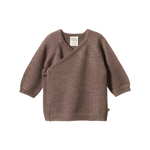 MERINO KNIT KIMONO JACKET | Cub Marl-Web-front