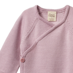 MERINO KNIT KIMONO JACKET | Lilac-Web-hover