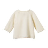 MERINO KNIT KIMONO JACKET | Natural-Extra Img - 2