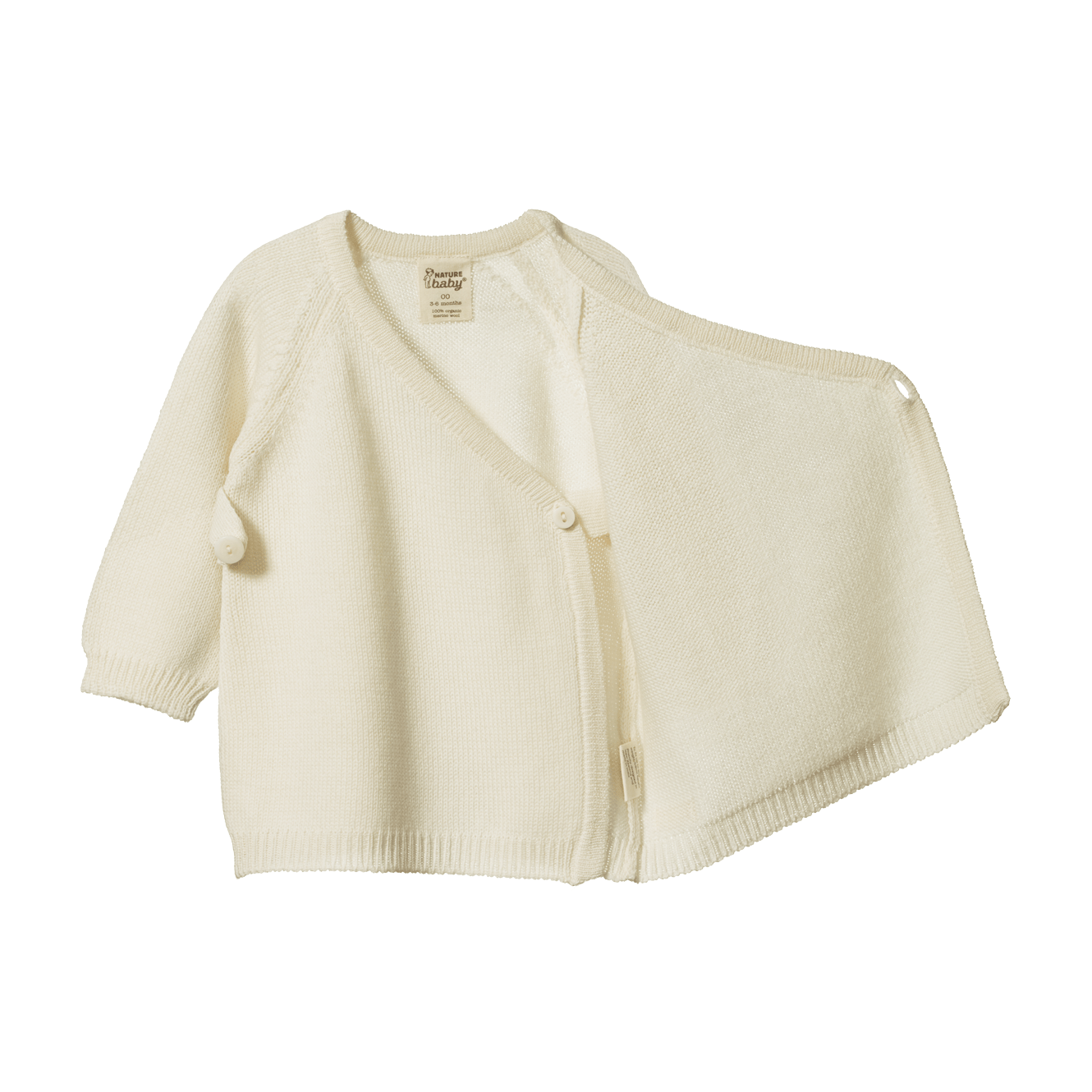 MERINO KNIT KIMONO JACKET | Natural-Web-hover