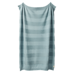 MERINO KNIT PEARL BLANKET | Powder Blue-Web-hover