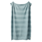 MERINO KNIT PEARL BLANKET | Powder Blue-Web-hover