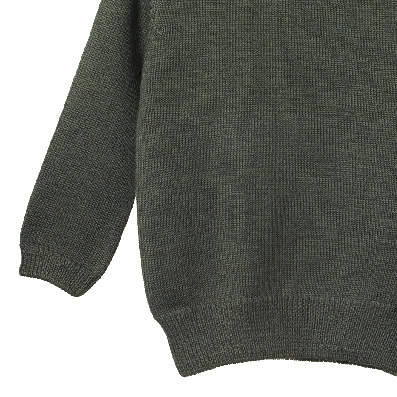 MERINO KNIT PULLOVER | Thyme-Extra Img - 2