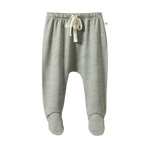 MER ESS FOOTED ROMPERS | Grey Marl-Web-front