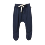 MER ESS FOOTED ROMPERS | Navy-Web-front