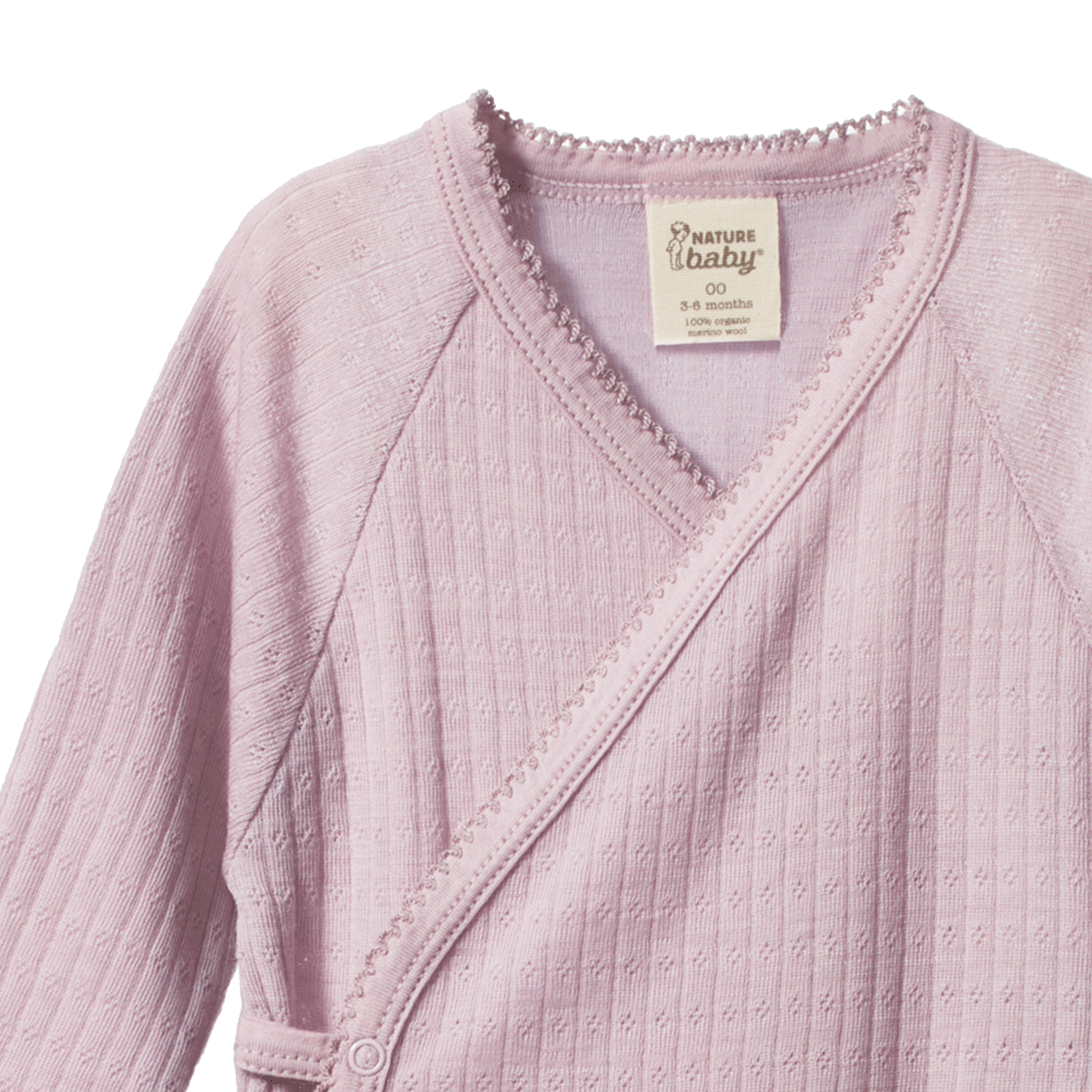 MER ESS KIMONO STRETCH & GROW POINTELLE | Lilac-Extra Img - 1