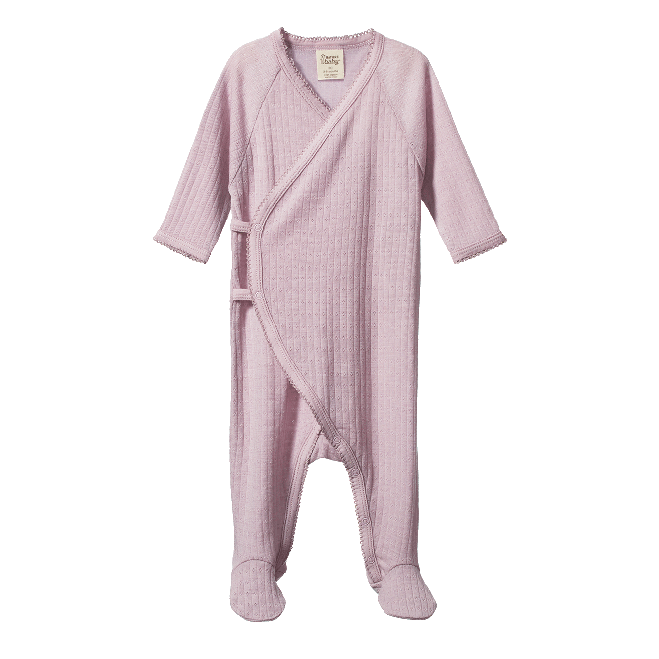 MER ESS KIMONO STRETCH & GROW POINTELLE | Lilac-Web-front