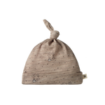 MER ESS KNOTTED BEANIE | Bramble Burrow Print Merino-Web-front