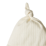 MER ESS KNOTTED BEANIE | Natural-Web-hover