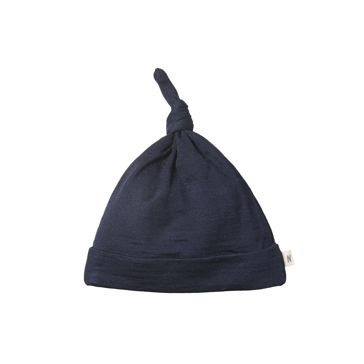 MER ESS KNOTTED BEANIE | Navy-Web-front