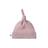 MER ESS KNOTTED BEANIE POINTELLE | Lilac-Web-front