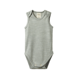MER ESS SINGLET BODYSUIT | Grey Marl-Web-front