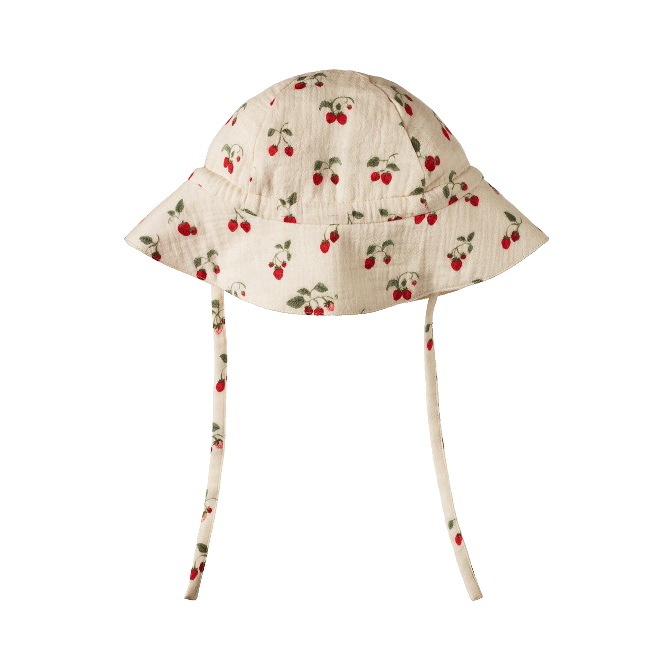 MUSLIN SUNHAT | Strawberry Blush Print-Web-hover