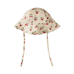 MUSLIN SUNHAT | Strawberry Blush Print-Web-hover