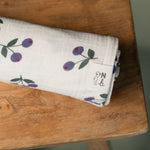 MUSLIN WRAP | Winter Berry Natural Print-Extra Img - 1