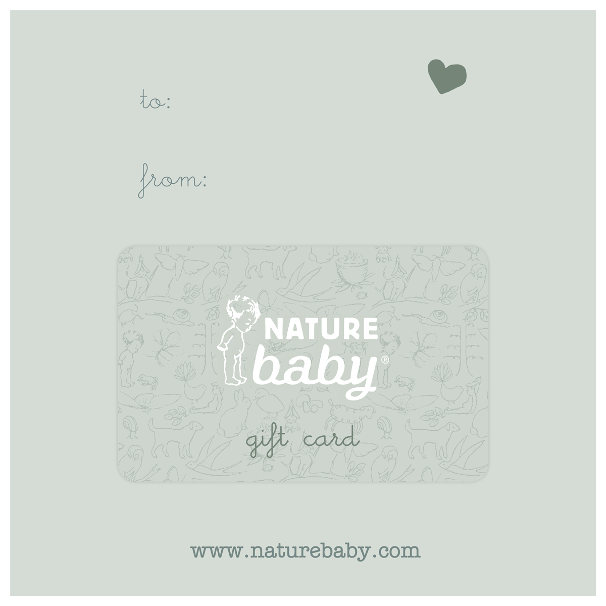 Gift Card - Digital - - Nature Baby