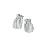 NEWBORN MITTENS | Grey Marl Stripe-Web-front