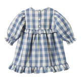 NORA DRESS | Bluebelle Check-Extra Img - 4