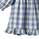 NORA DRESS | Bluebelle Check-Extra Img - 5