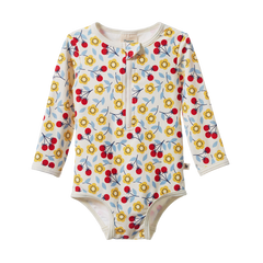 ONE PIECE BATHING SWIMSUIT | Kitchen Garden Print-Web-front
