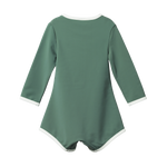 ONE PIECE BATHING TRUNKS | Olive-Extra Img - 4