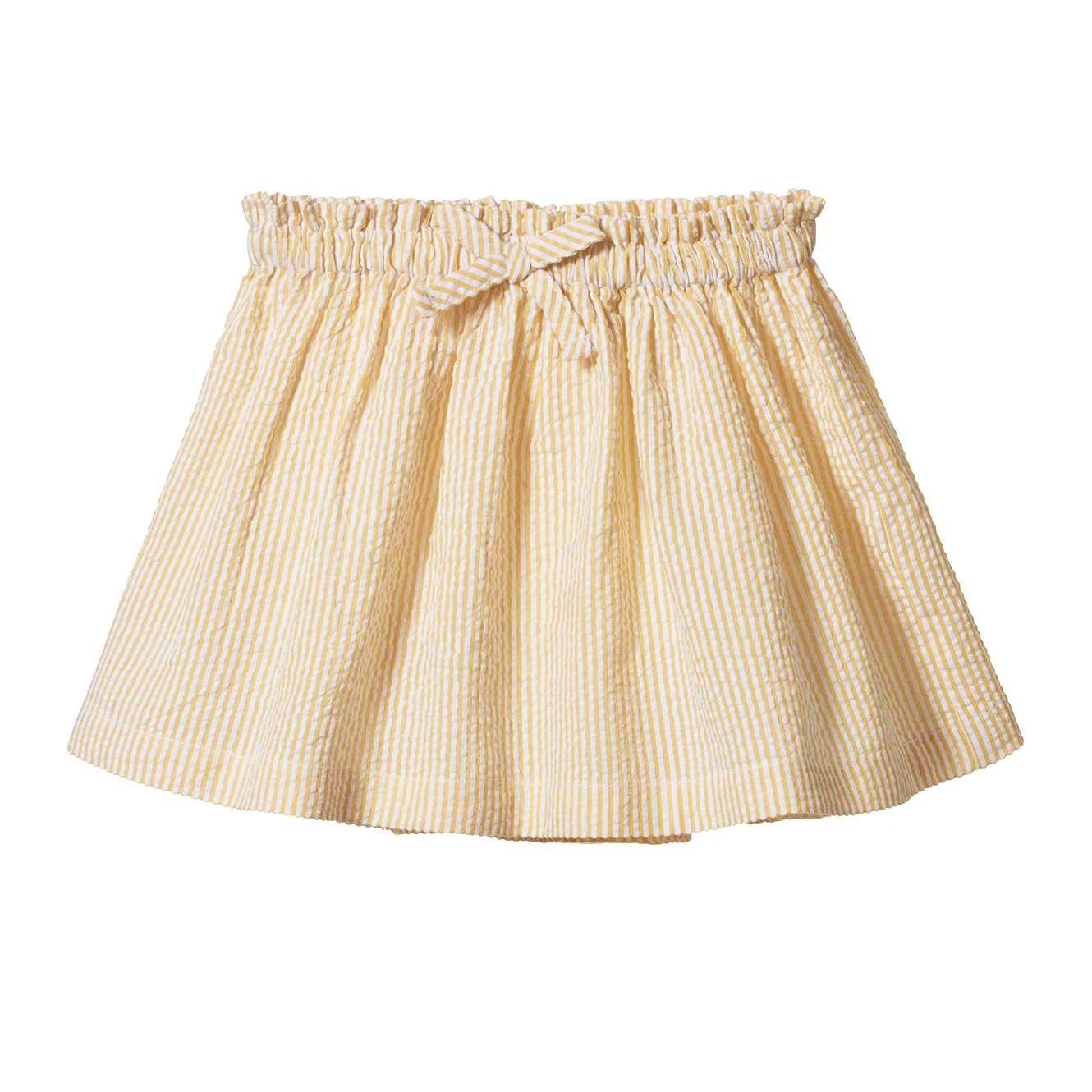 ORCHARD SKIRT SEERSUCKER | Golden Stripe-Web-front
