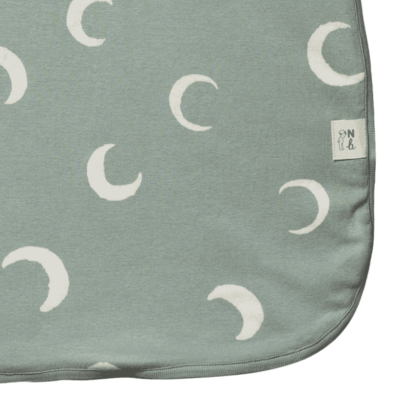 ORGANIC COTTON & MERINO SLEEPING BAG | Crescent Print-Extra Img - 2