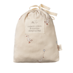ORGANIC COTTON & MERINO SLEEPING BAG | Goose Lullaby Print-Extra Img - 2
