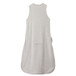 ORGANIC COTTON & MERINO SLEEPING BAG | Grey Marl Stripe-Web-hover