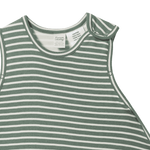 ORGANIC COTTON & MERINO SLEEPING BAG | Nettle Twin Stripe-Extra Img - 2