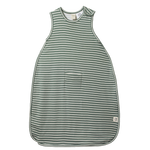 ORGANIC COTTON & MERINO SLEEPING BAG | Nettle Twin Stripe-Web-front