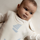 ORGANIC COTTON & MERINO SLEEPING BAG | Regatta Blue Print-Extra Img - 3