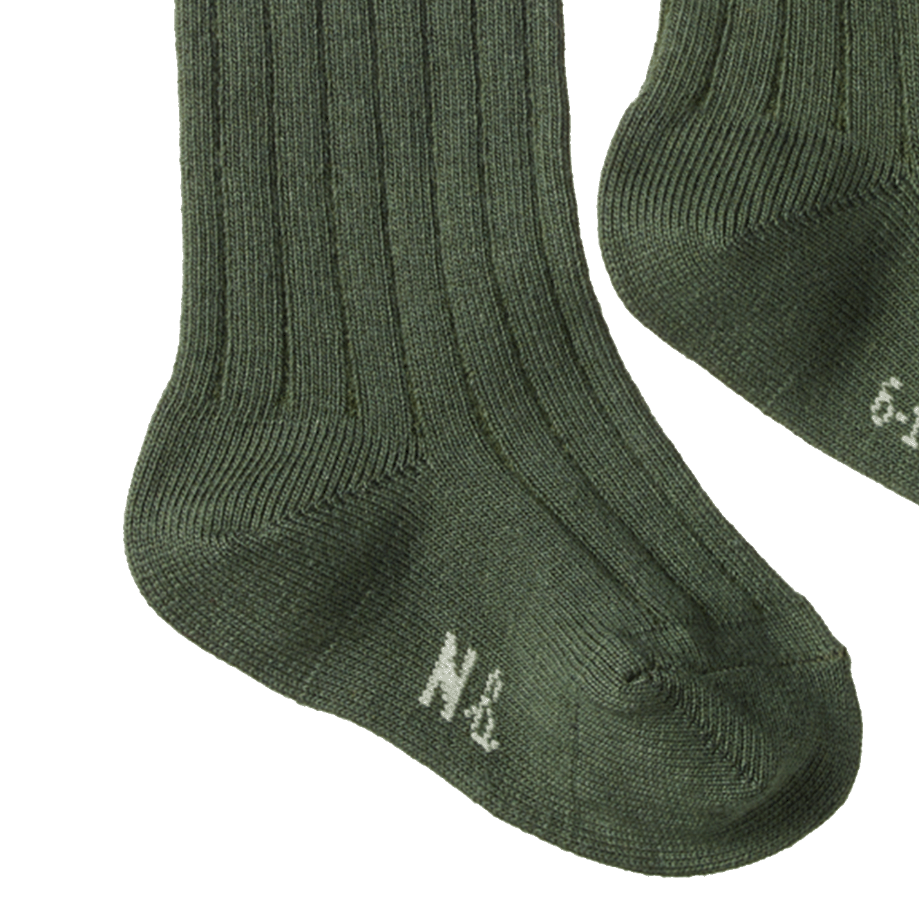 ORGANIC COTTON RIB SOCKS | Thyme-Extra Img - 1