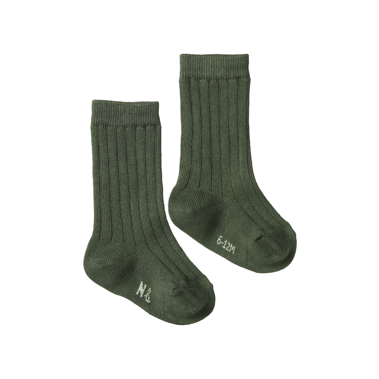ORGANIC COTTON RIB SOCKS | Thyme-Web-front