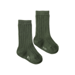 ORGANIC COTTON RIB SOCKS | Thyme-Web-front