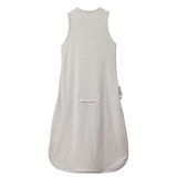 ORGANIC COTTON SLEEPING BAG | Grey Marl Stripe-Web-hover