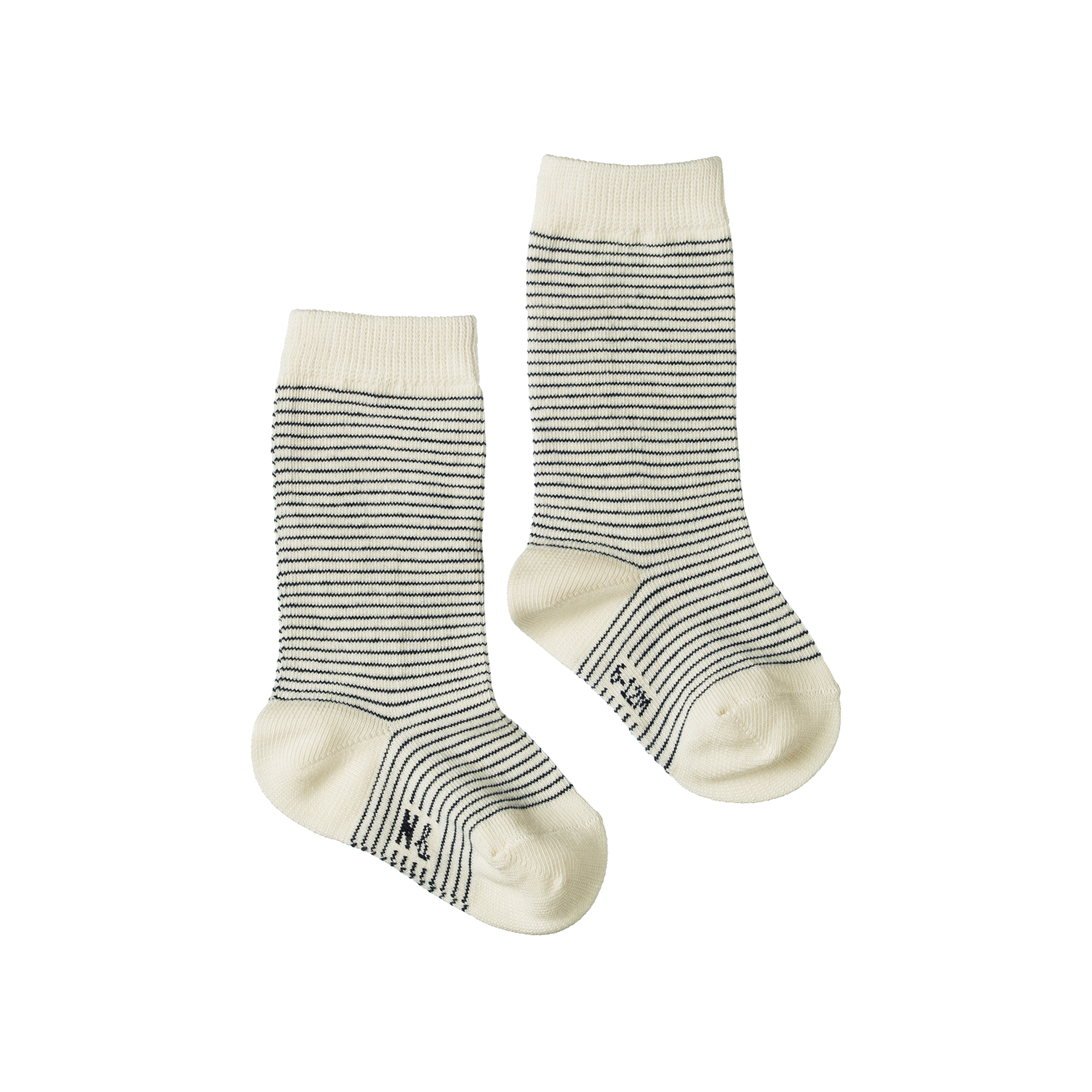 ORGANIC COTTON SOCKS | Navy Stripe-Web-front