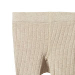 ORGANIC COTTON TIGHTS | Oatmeal Marl-Extra Img - 1